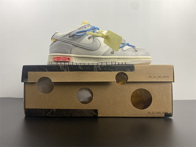 2021 Latest DM1602-113 Off-White x Nike Dunk Low 