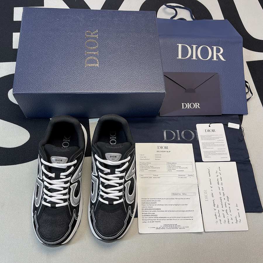 Dior B30 Black White 3SN279ZMB_H969 - katehub