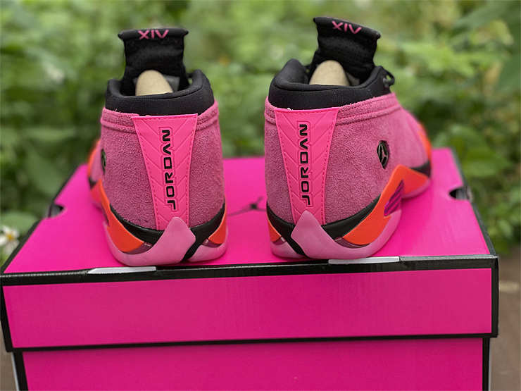 jordan 14 retro low shocking pink w