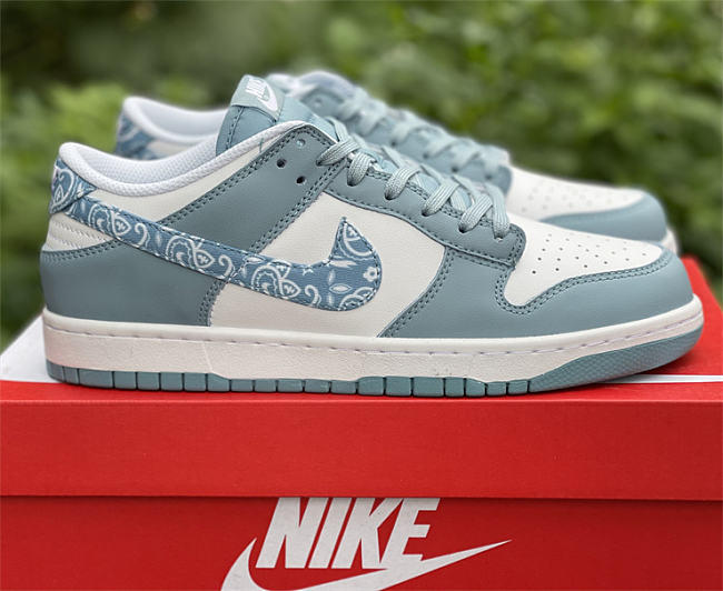 2022 New Nike Dunk Low Blue Paisley DH4401-101