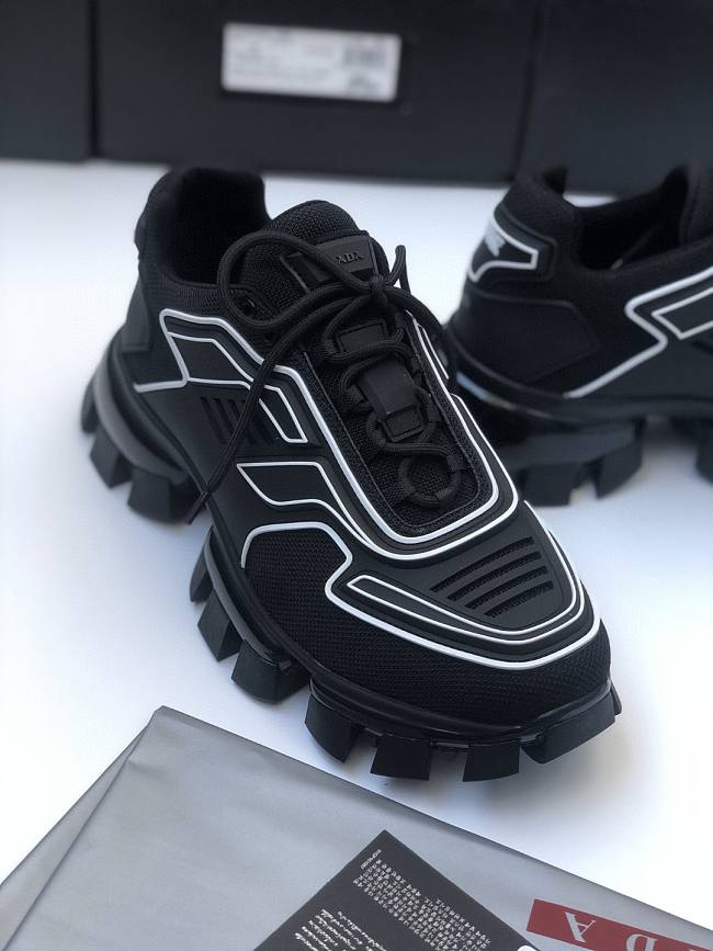 Prada Cloudbust Thunder Black Outline White - katehub